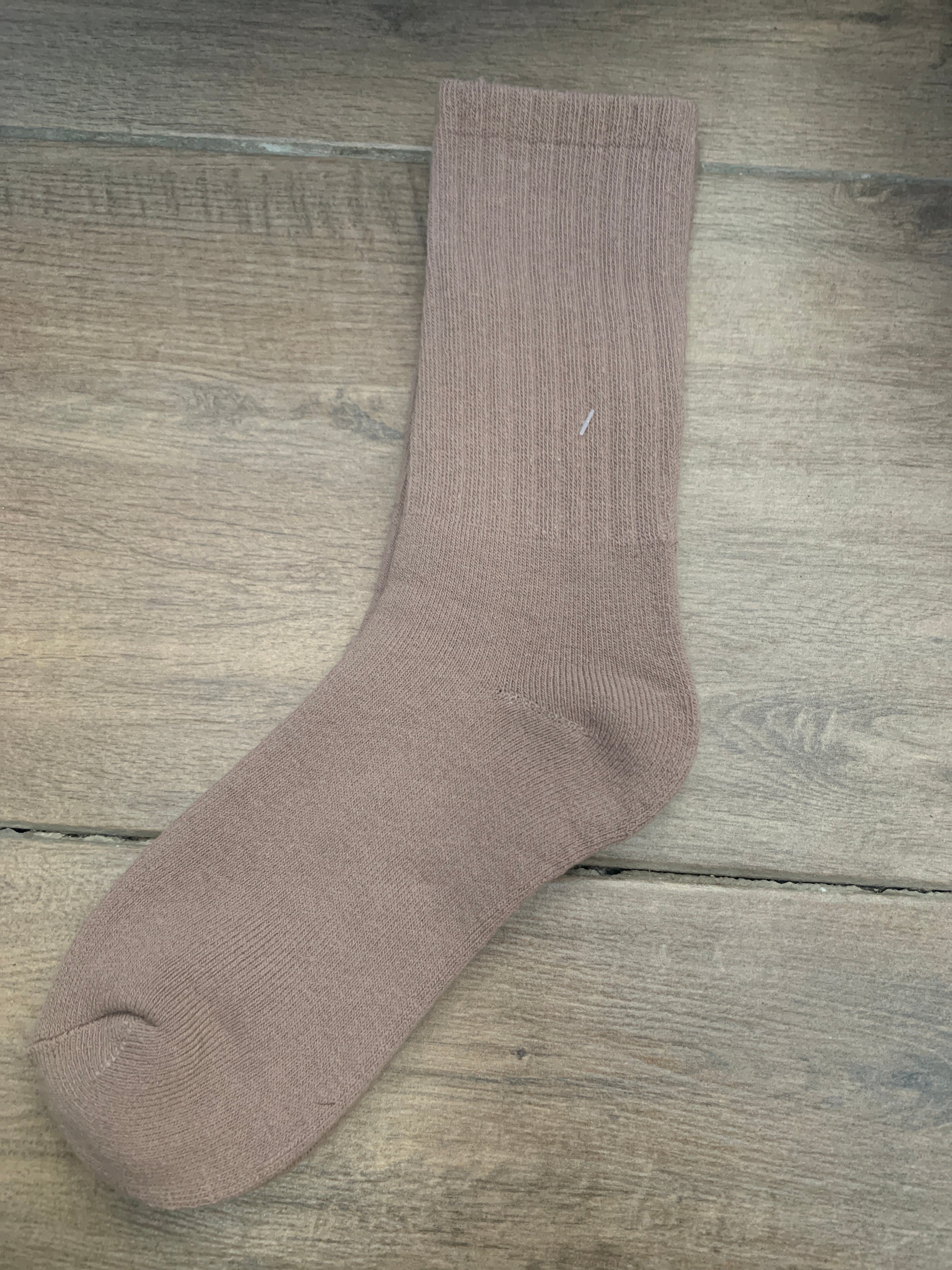 Par de calcetines gruesos a 1/2 pantorrilla A25QK010