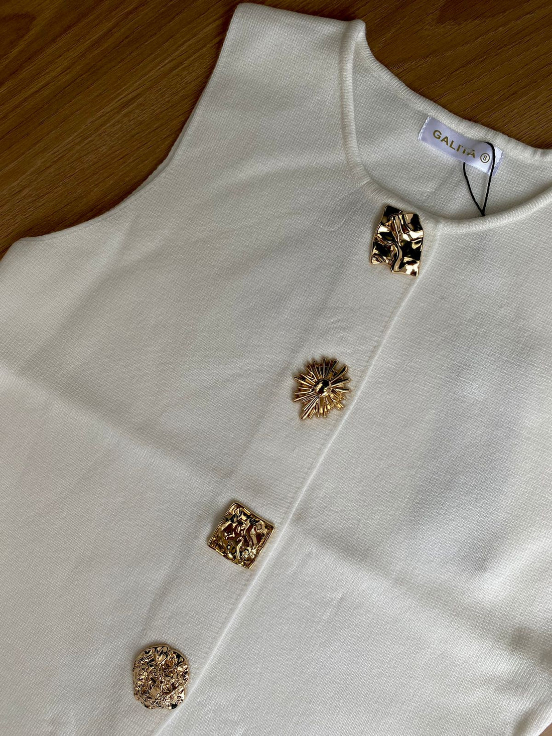 Blusa blanca alma pura O25VJ06