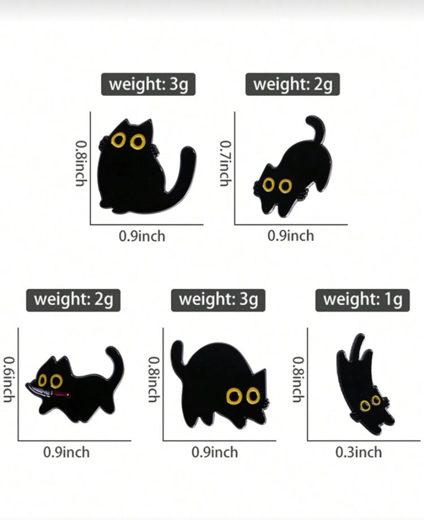 Broche con Diseño de Gato GB03