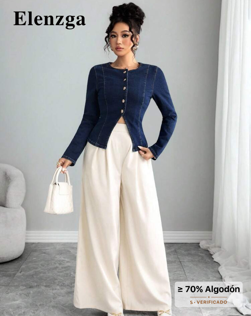 Chaqueta casual con botones E26XÑ08