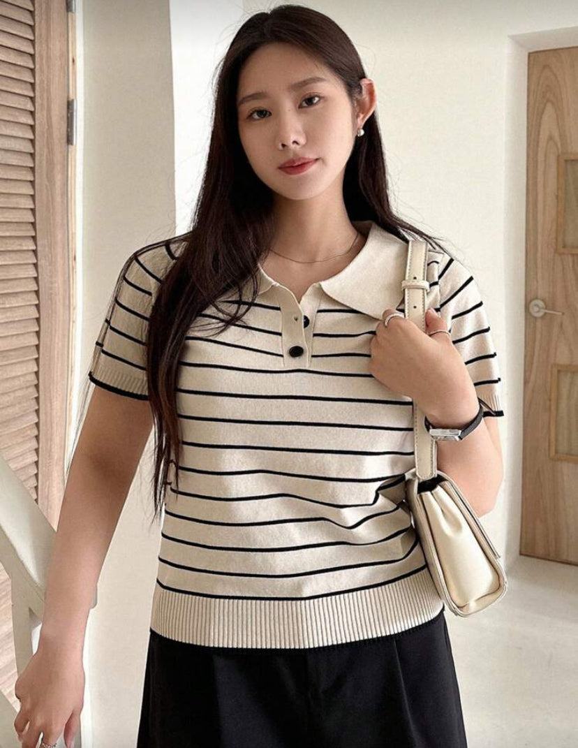 Blusa de punto talla grande E26XV010