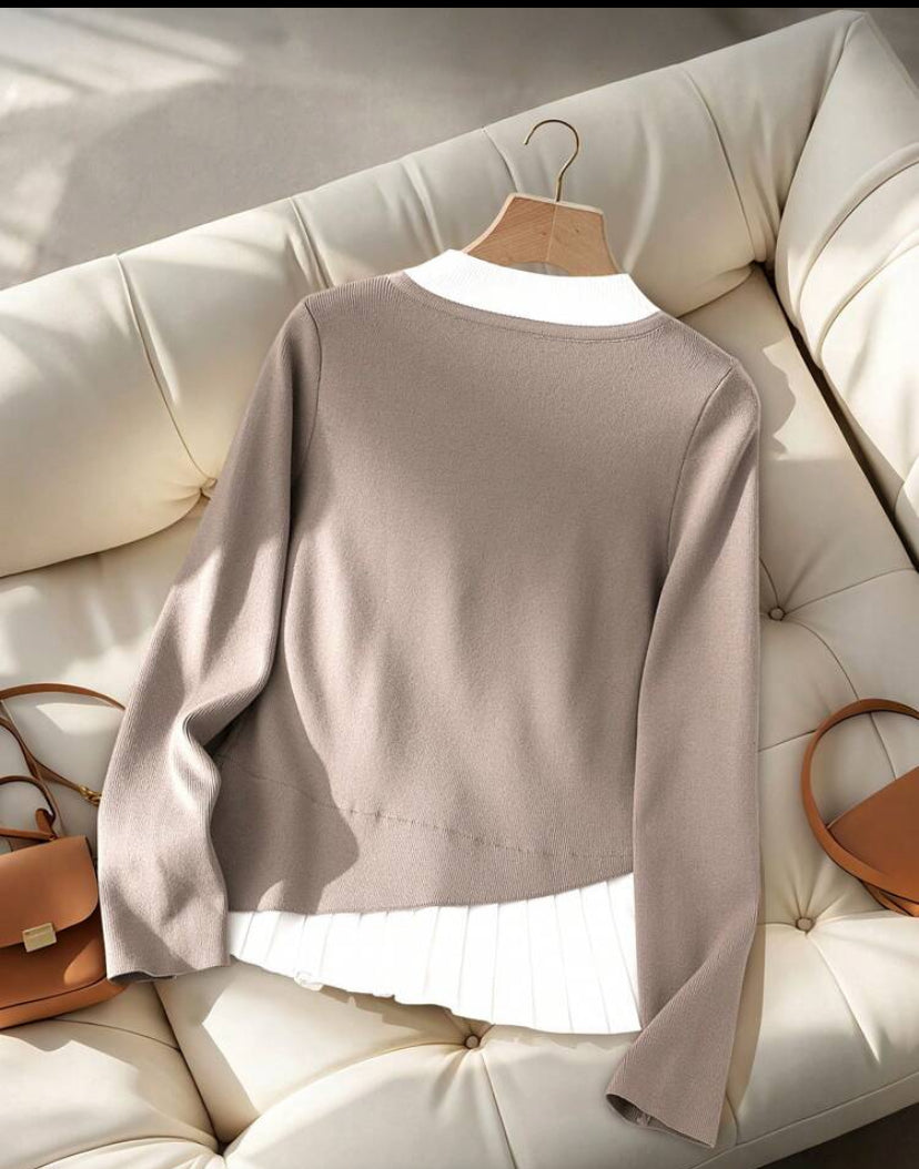 Suéter casual de manga larga D25XB05