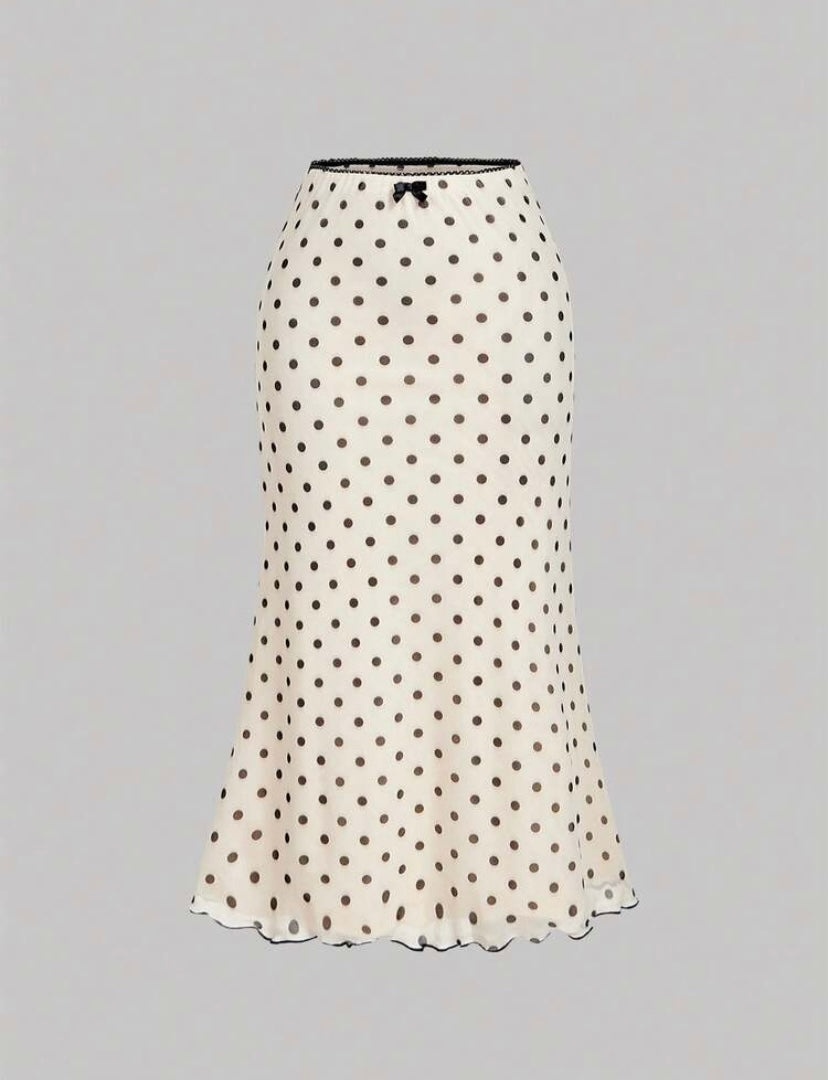 CONJUNTO DE DOS PIEZAS CON LUNARES MY26AH05