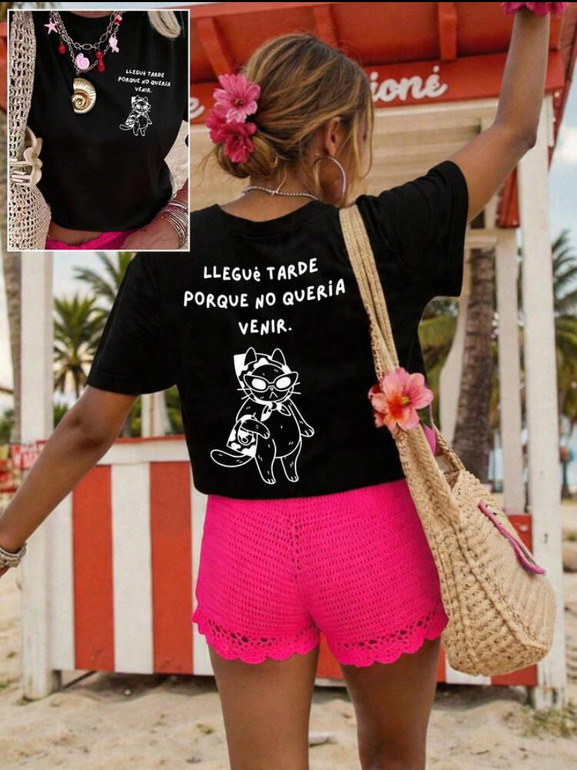 Camiseta corta Oversize J26AF02