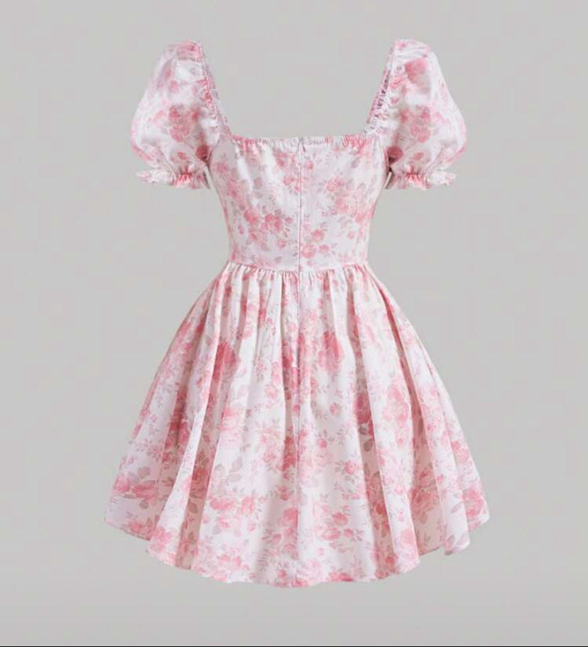 Vestido mini con cordón delantero F26XW08 💗