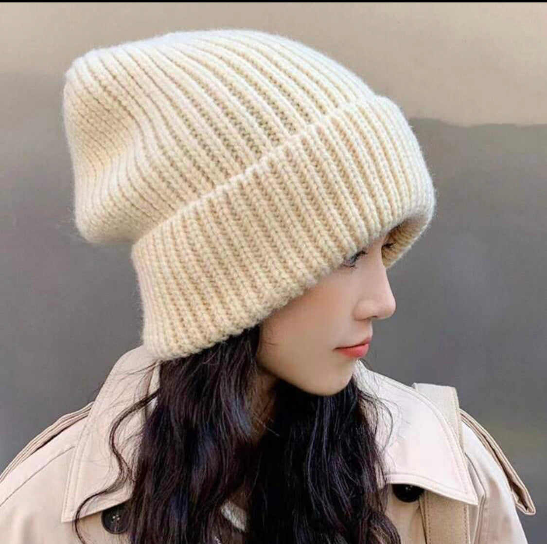 Gorro tejido grueso para mujer A25QJ07