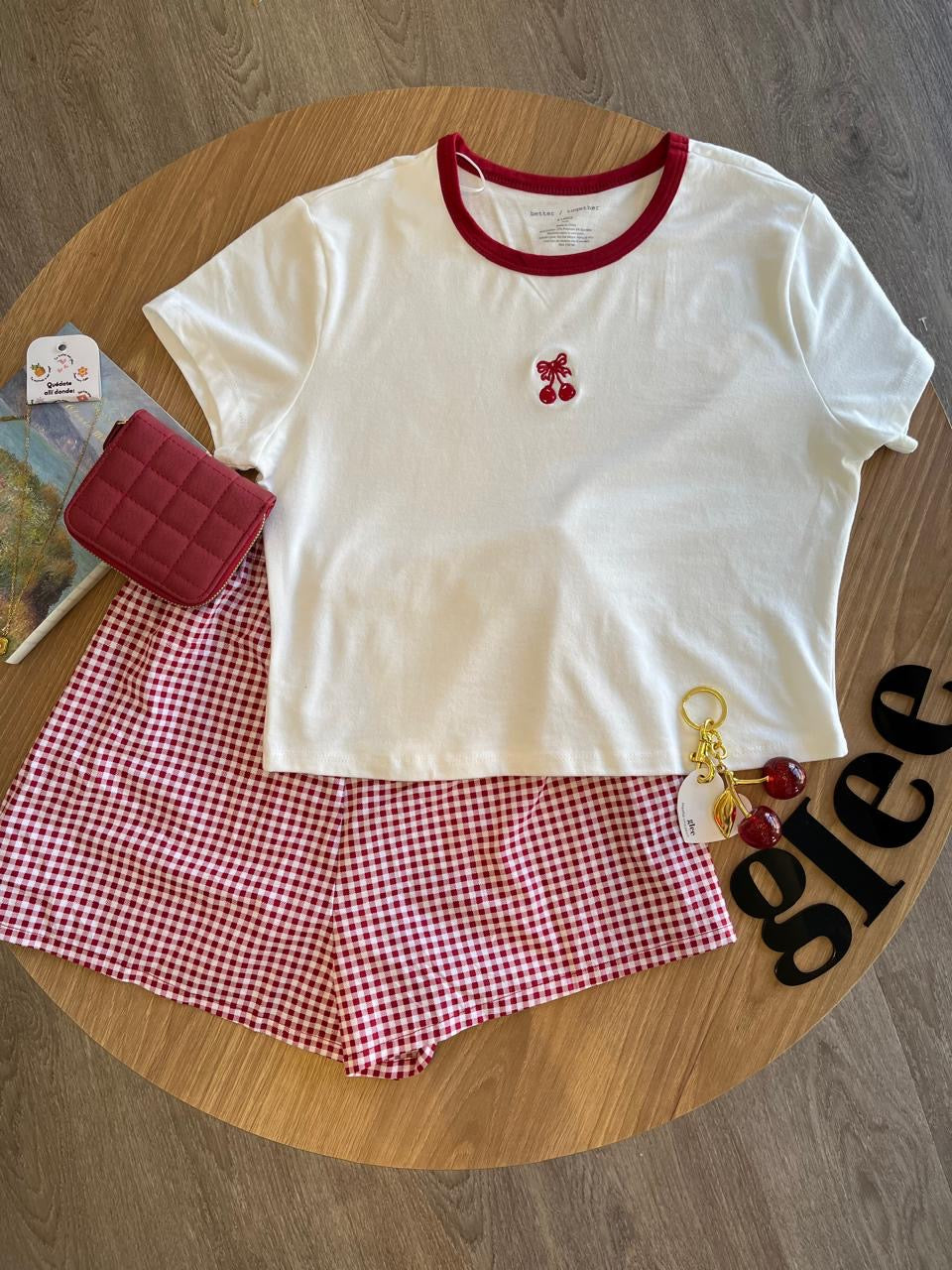 Conjunto cherry Girl J25RF010