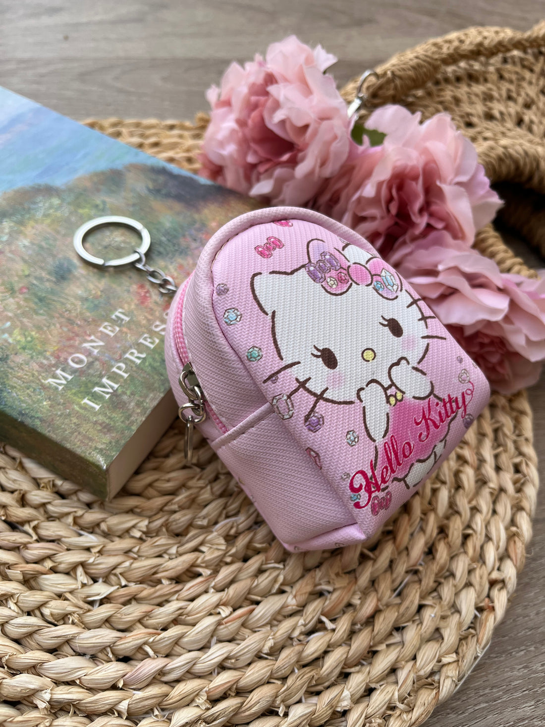 Cartera Llavero Destello rosa de Hello Kitty F25MU05