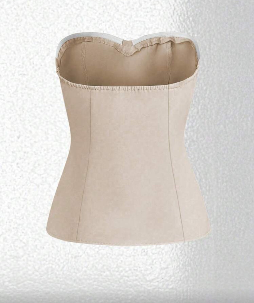 Top ajustado con decoración de flor O25WG01