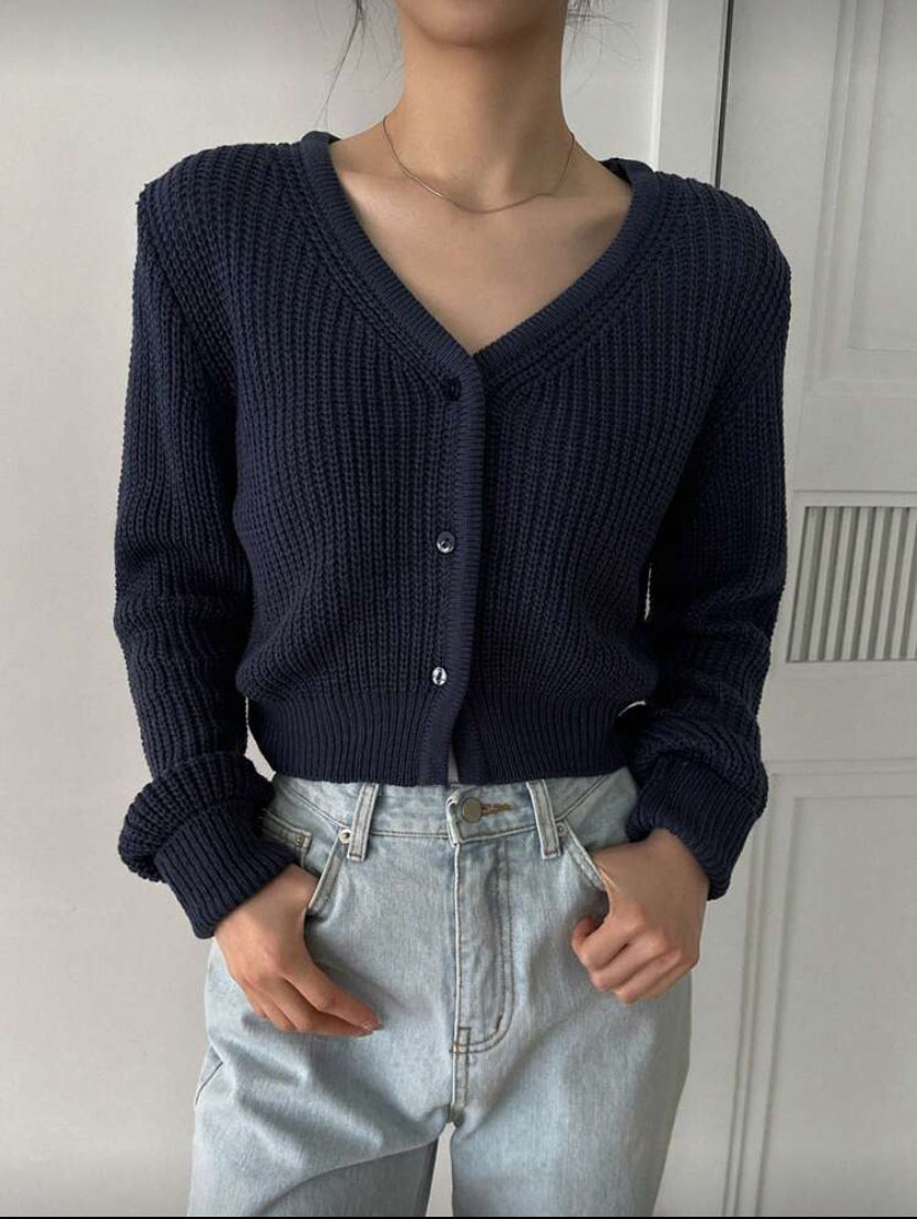 Cárdigan con botones F26YA08 💛