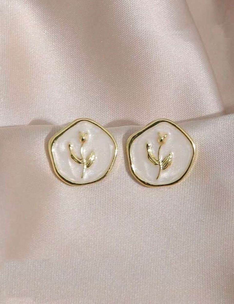 Jardín Secreto Pendientes de Botón Z. F25MZ07