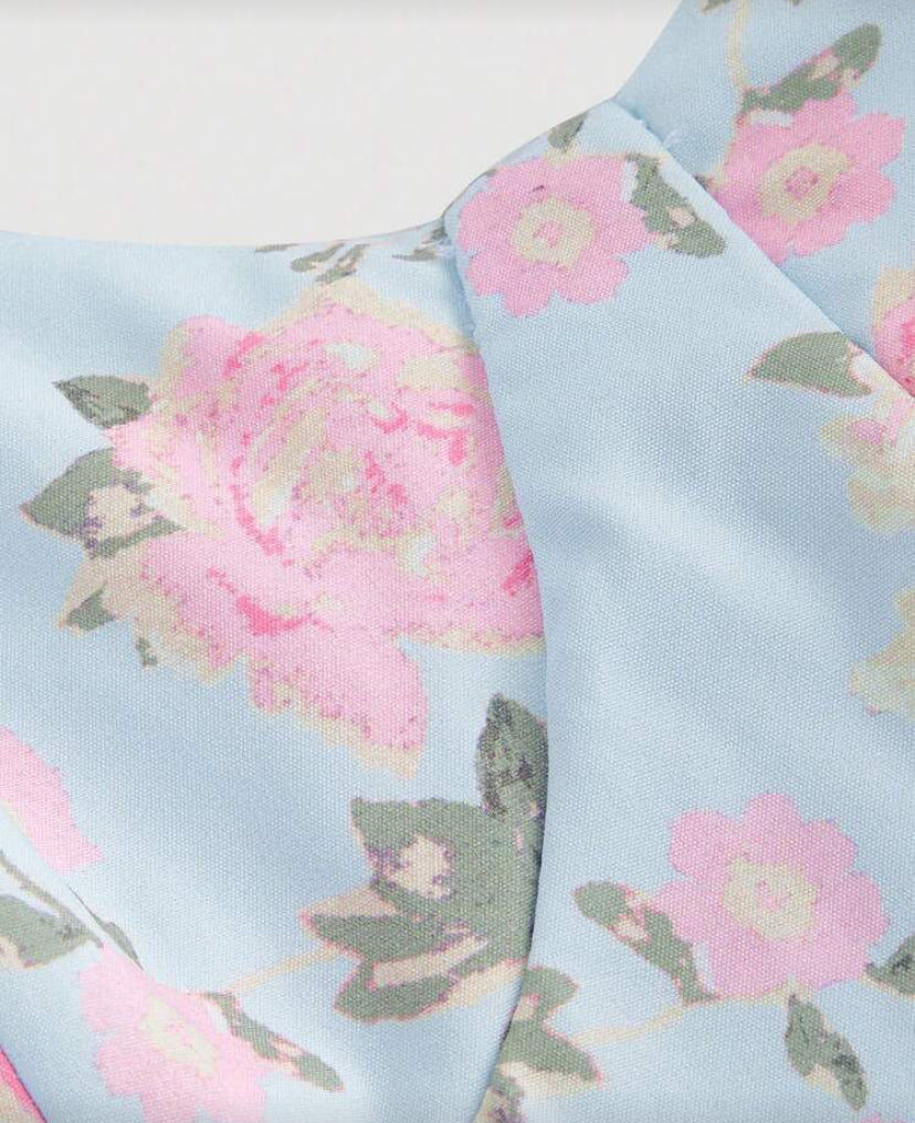 Vestido elegante floral E26XP01