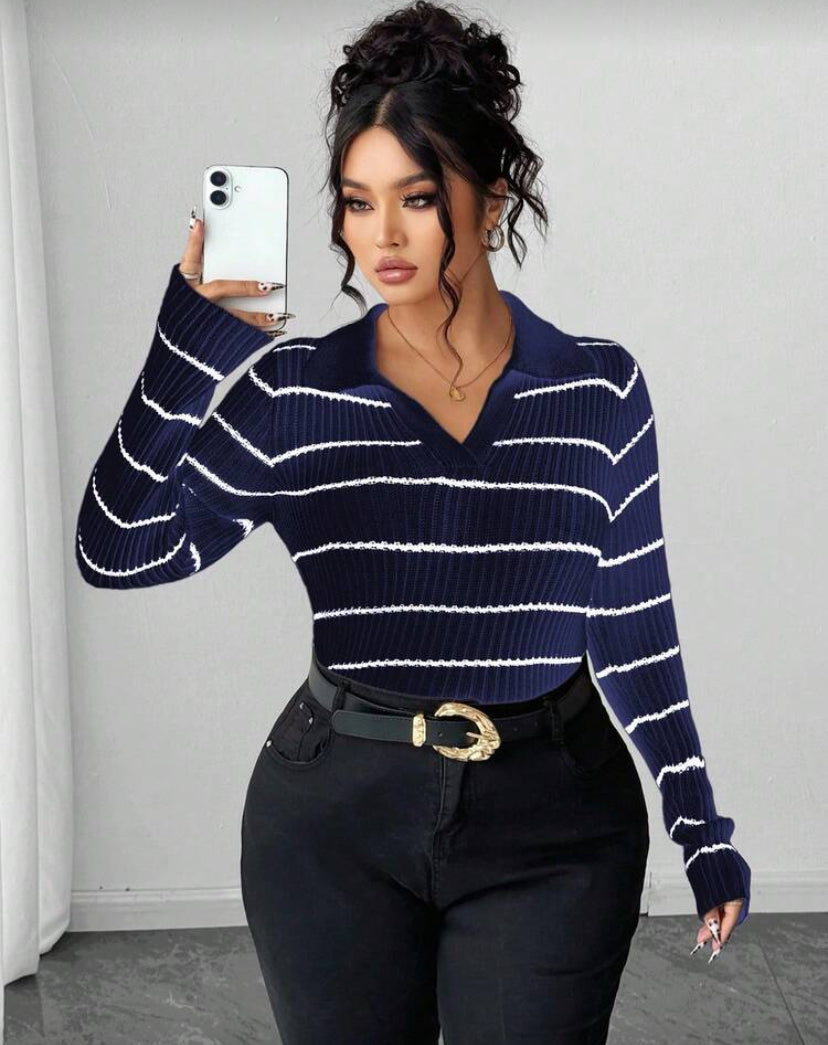 Suéter de cuello redondo E26XQ09