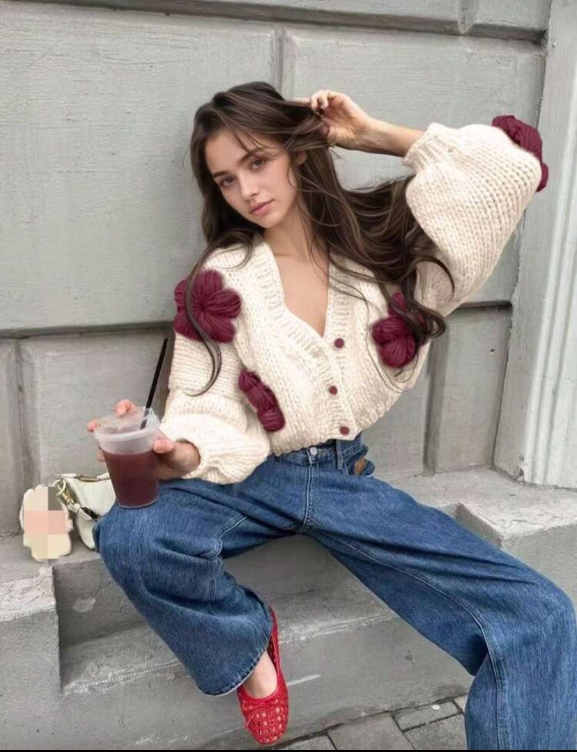 Cárdigan floral E26XK05