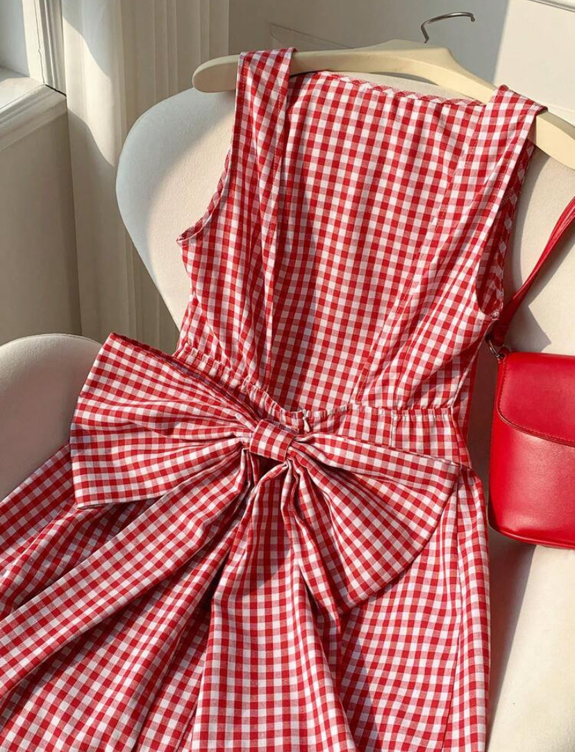 VESTIDO MINI CON LAZO MY26AH09