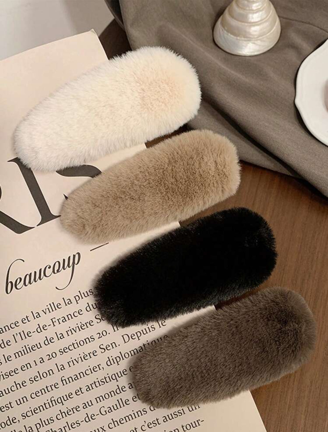 Abrazo de Peluche Set de Ganchos para el Cabello. F25NB06