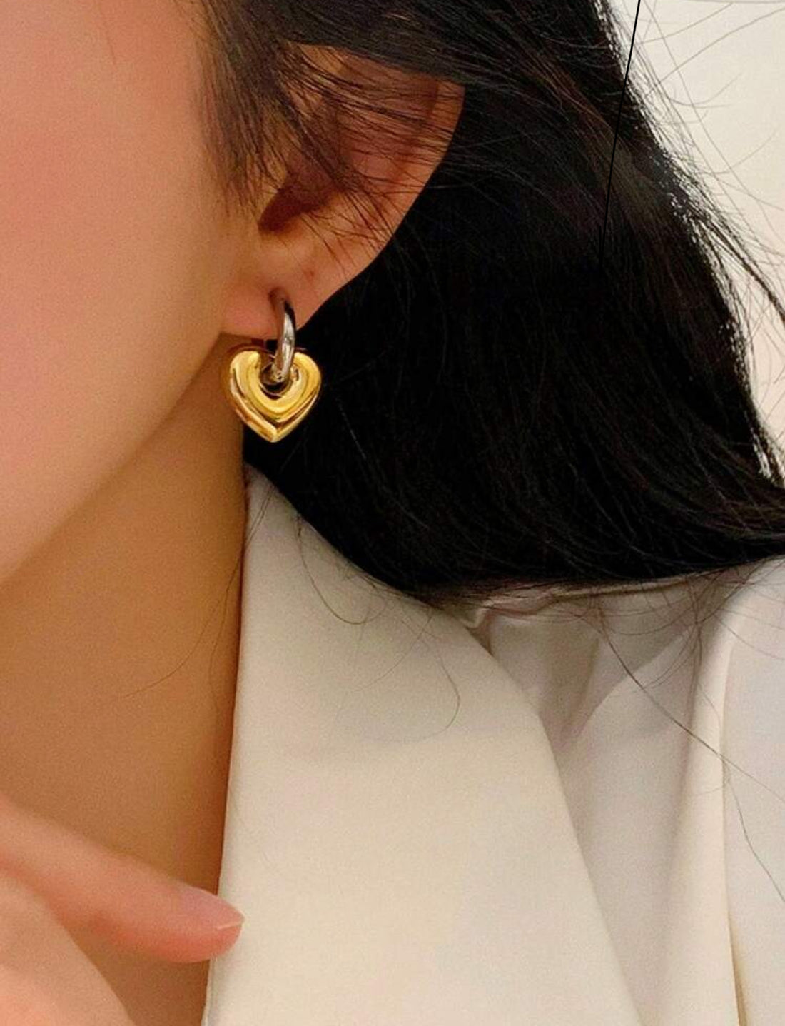 Hechizo del Corazón Par de Pendientes ACE . AG25TS04