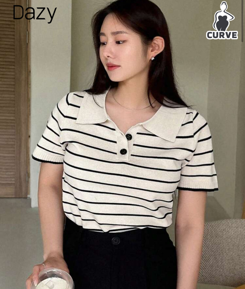 Blusa de punto talla grande E26XV010