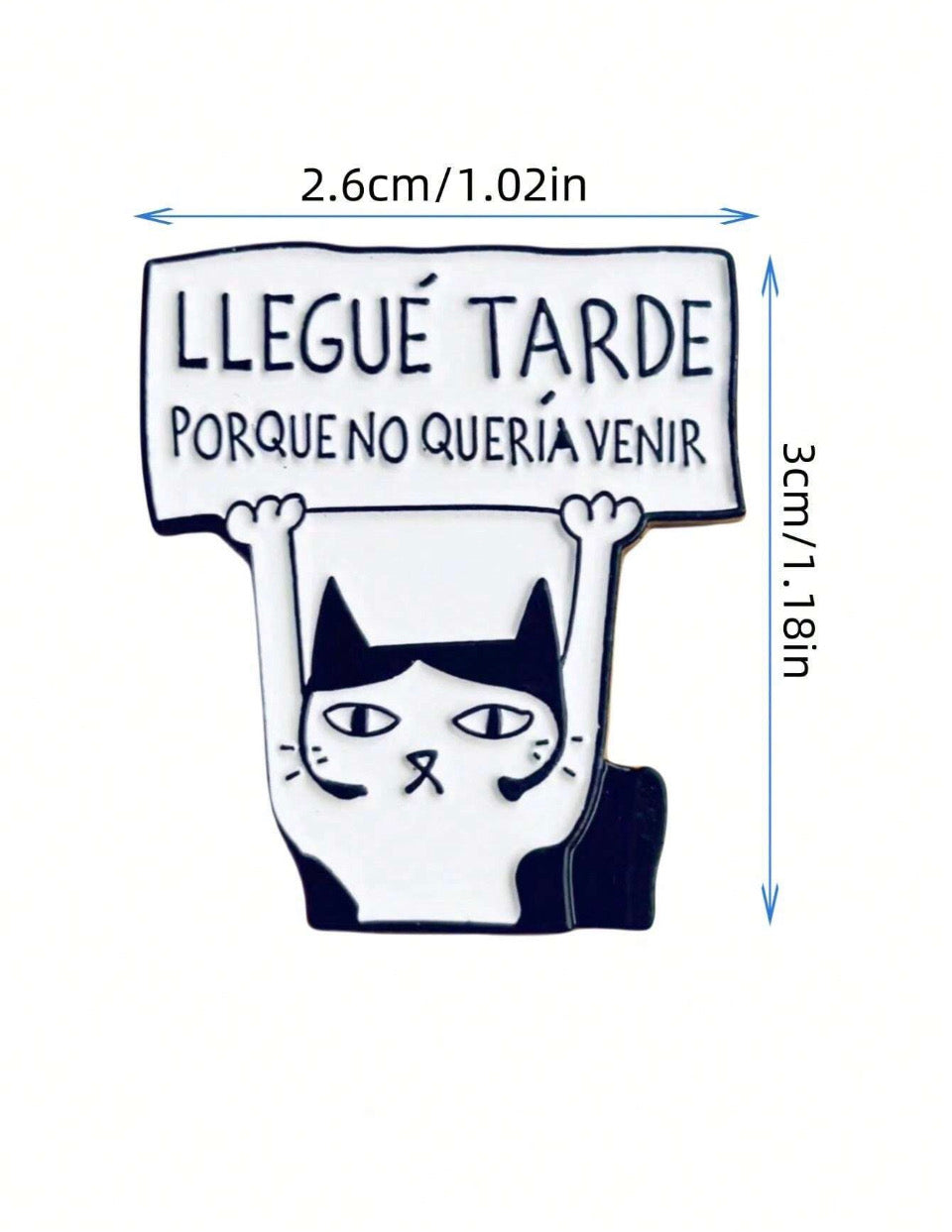 Broche de Gato Esmaltado S25UY02