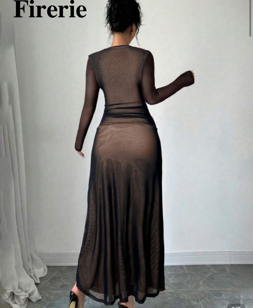 Vestido de manga larga S25VC07