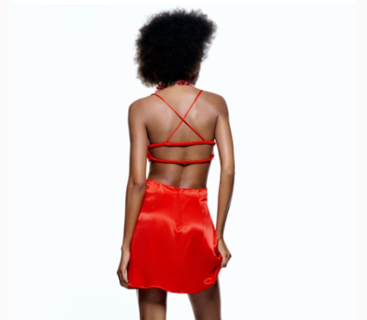 Verso Incompleto Vestido de espalda descubierta.J25SC02