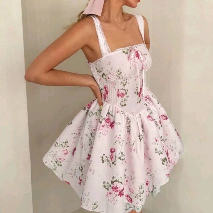 Vestido corto con estampado N25WT02