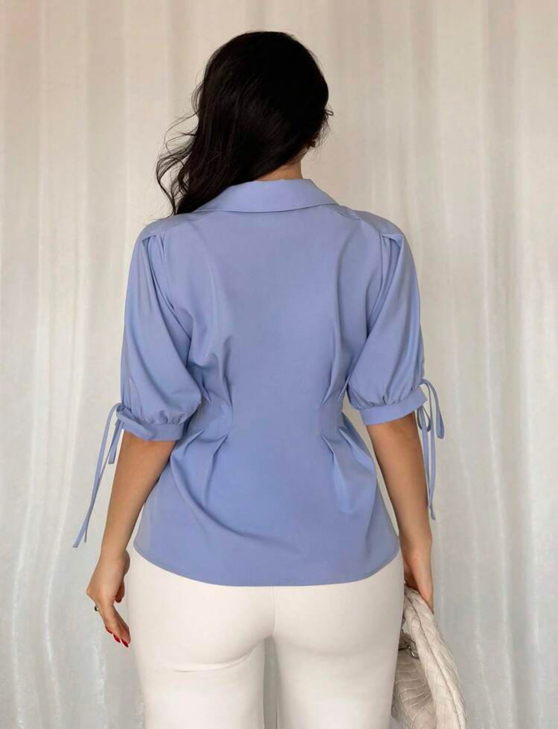 Camisa elegante de manga corta A25PY01