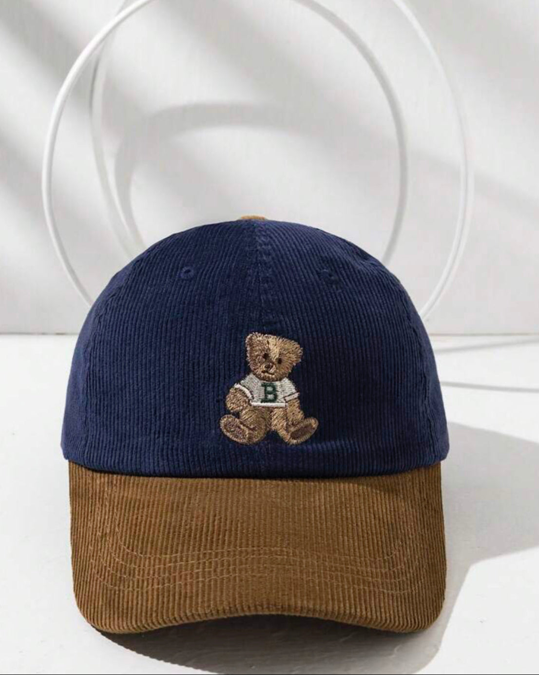 Oso teddy Gorra de Béisbol estilo retro F25NM04