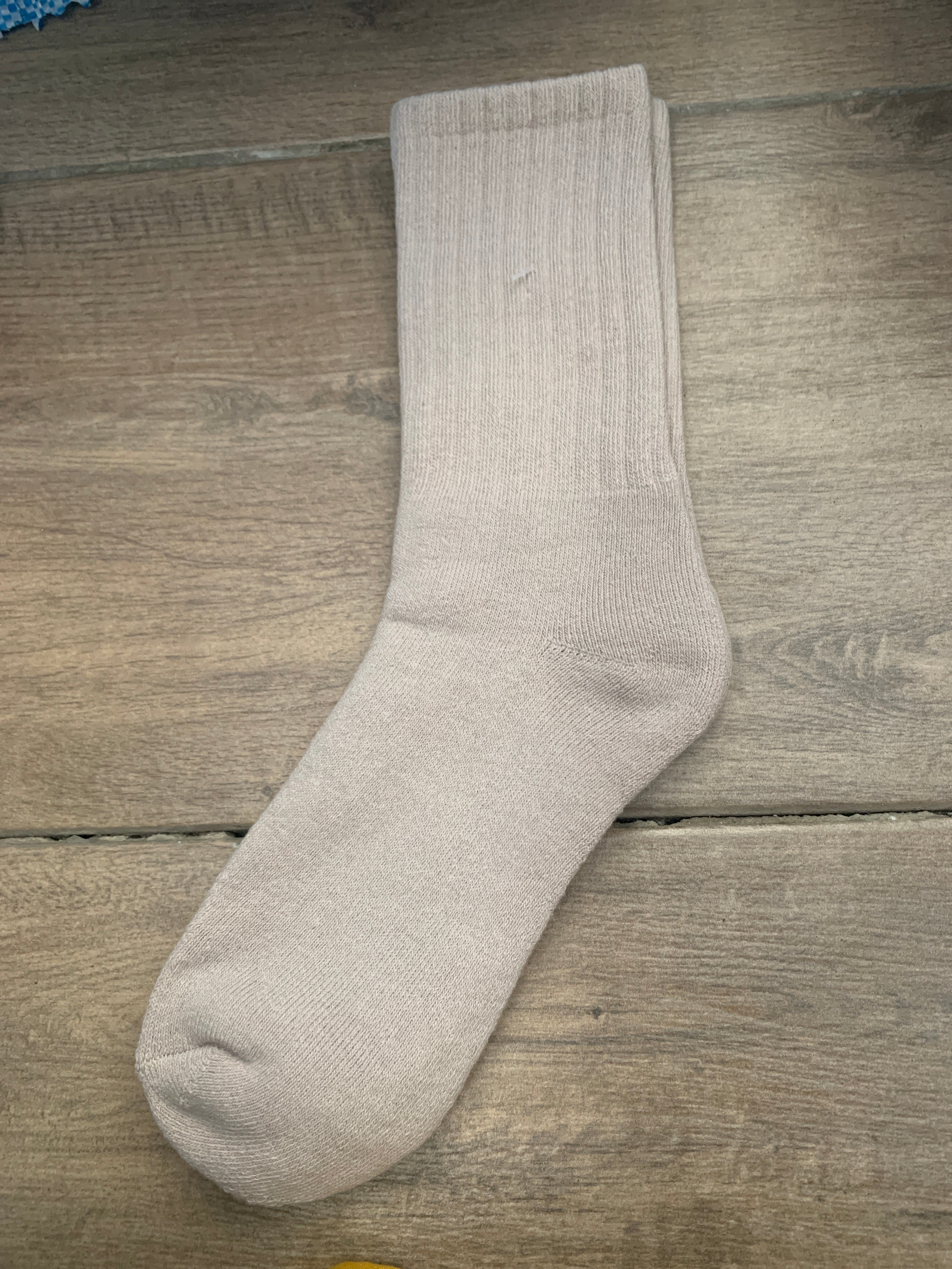 Par de calcetines gruesos a 1/2 pantorrilla A25QK010