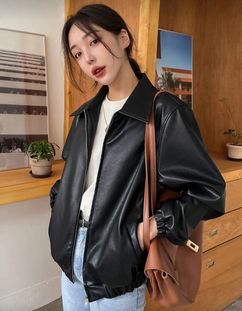 Chaqueta de piel de pu N25WU09