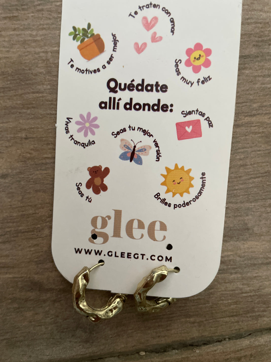 Barroco sublime pendientes de aro con textura C F25NB04