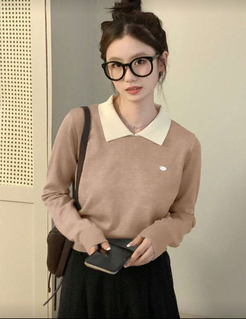 Suéter de maga larga D25WY08