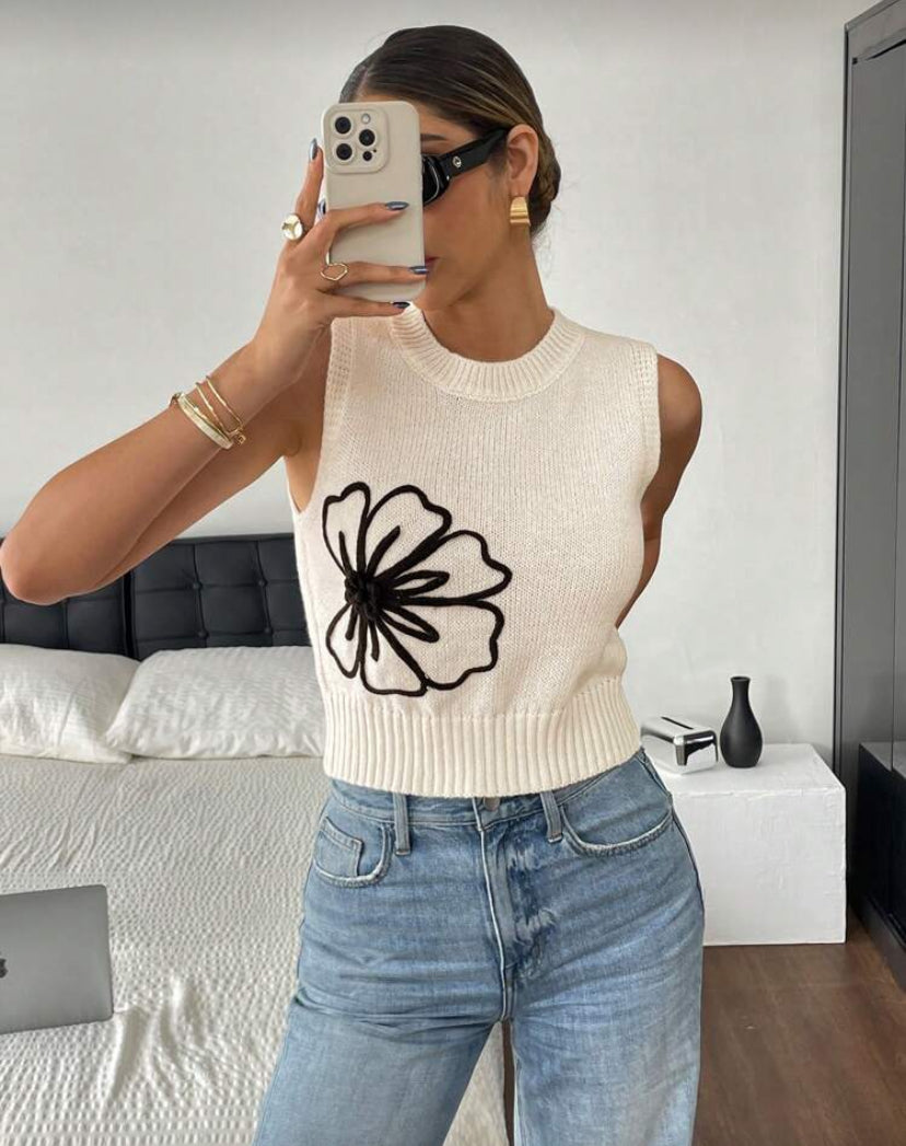 Chaleco de punto elegante N25WQ05