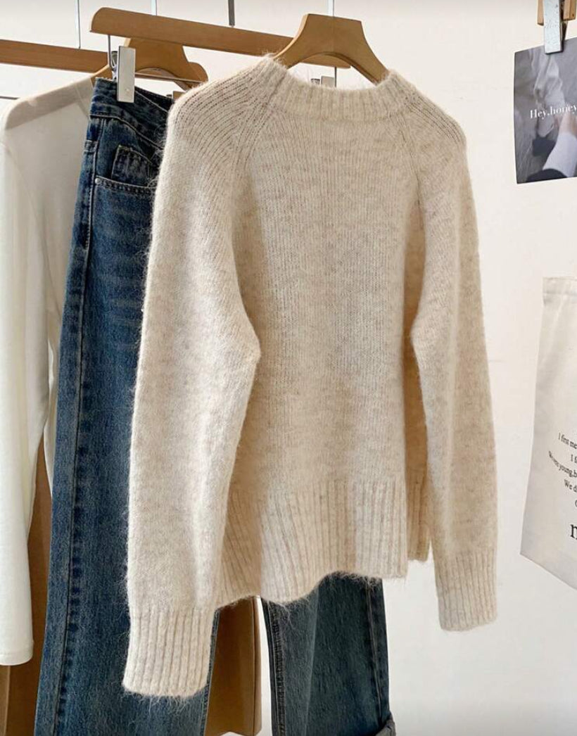 Suéter con estampado de moño D25XB03