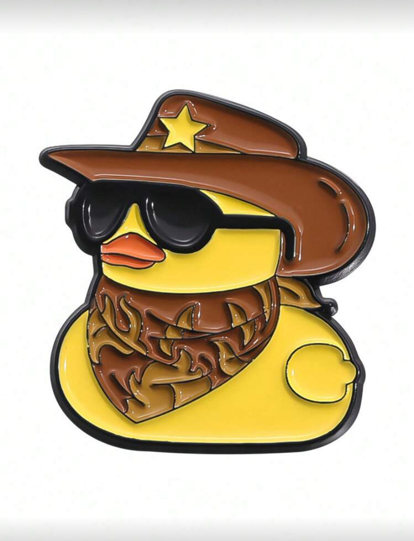 Broche Patito de Oro. S25VF04