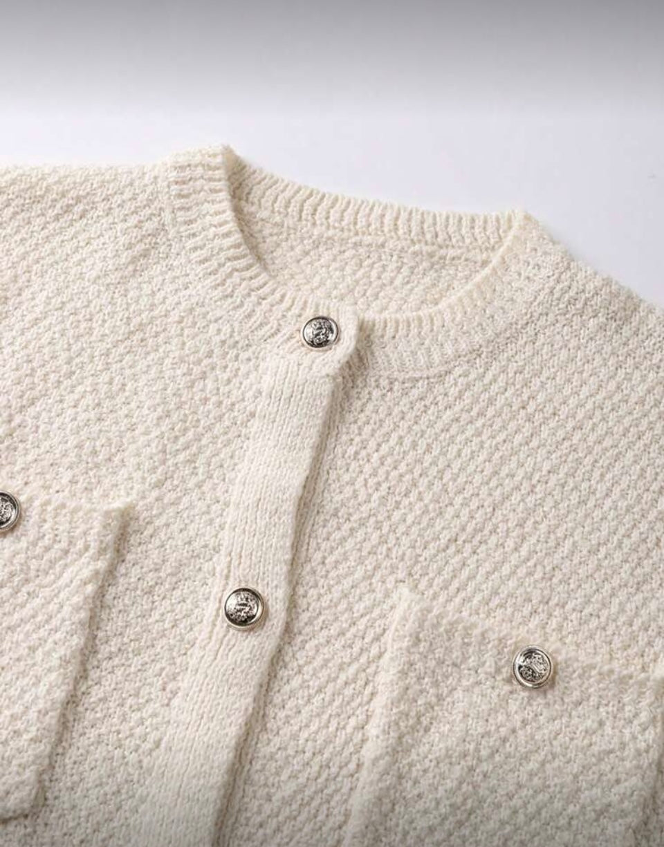 Blusa manga larga corta elegante de punto N25WP09