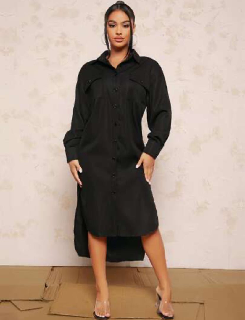 Vestido casual de manga larga J25QR01