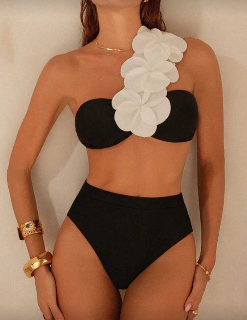 Conjunto de bikini floral F26XY01