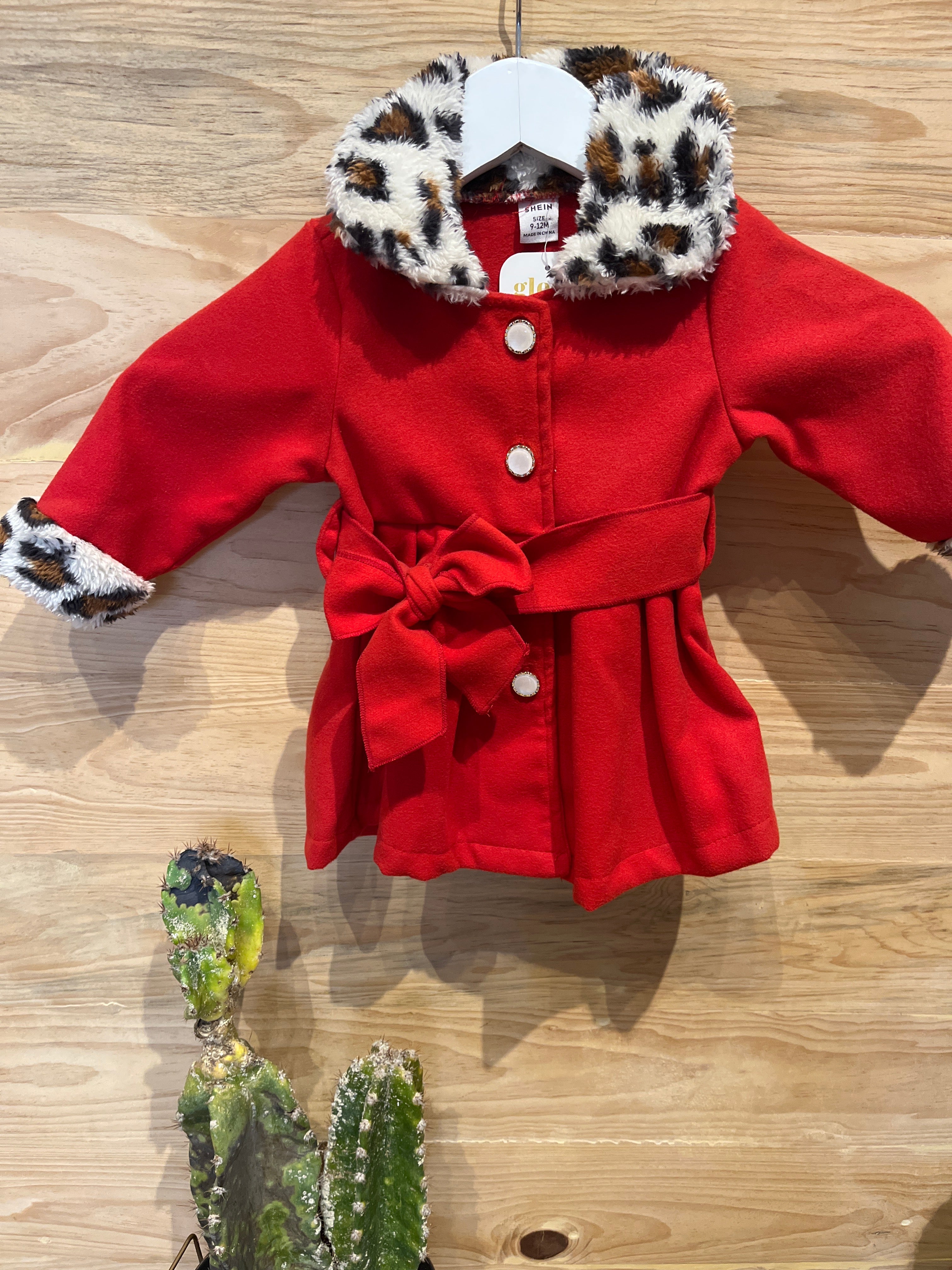 Vestido, con cuello de borreguito AS010