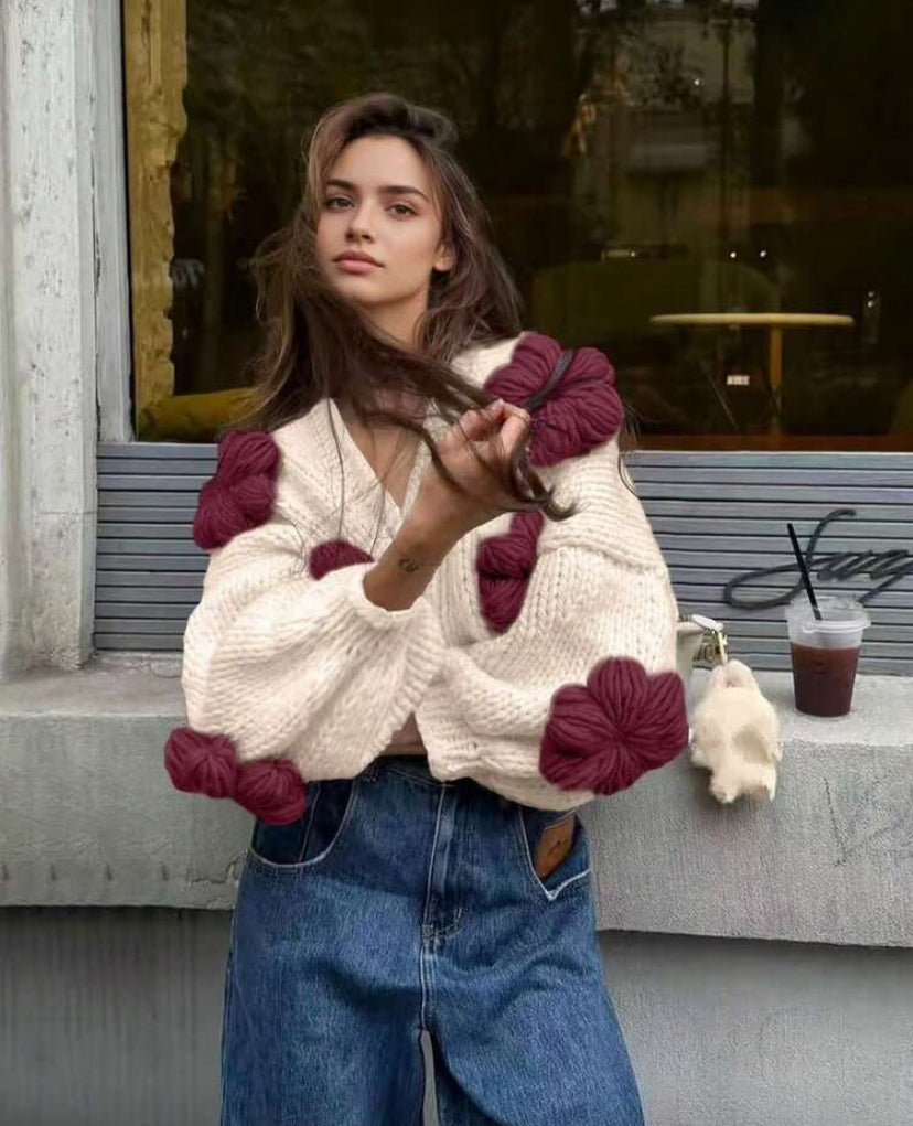 Cárdigan floral E26XK05