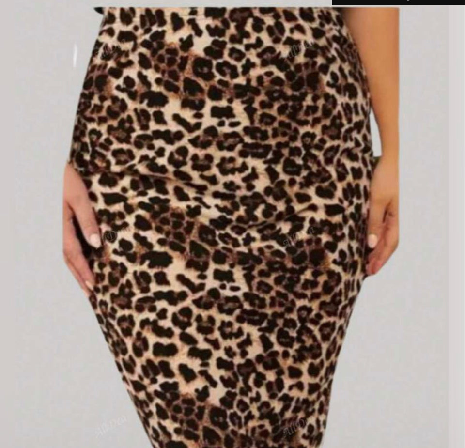 Instinto Salvaje Falda de Leopardo. J25SI08