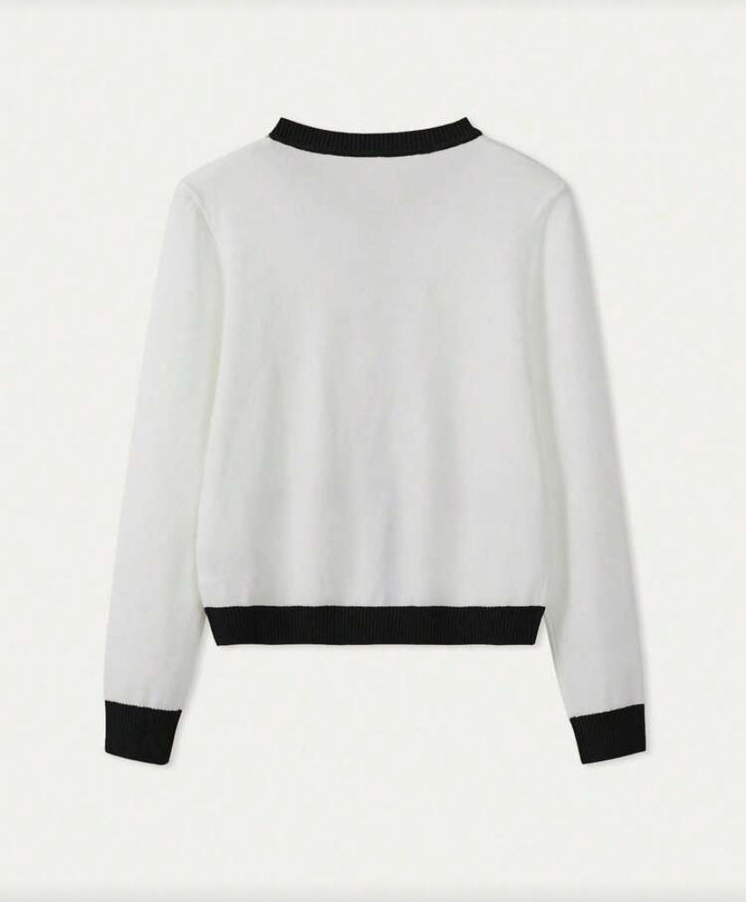 Suéter de cuello redondo E26XK02