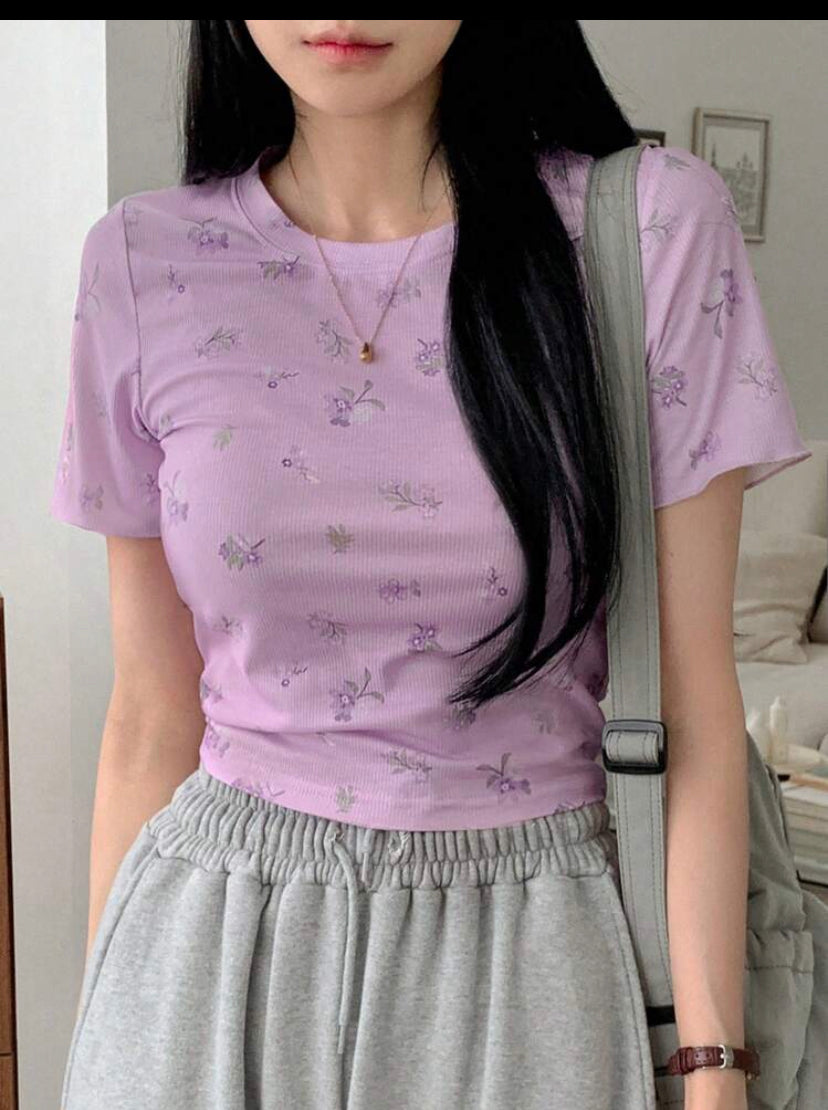 Camiseta de manga corta cuello redondo E25MI06-A25MI06