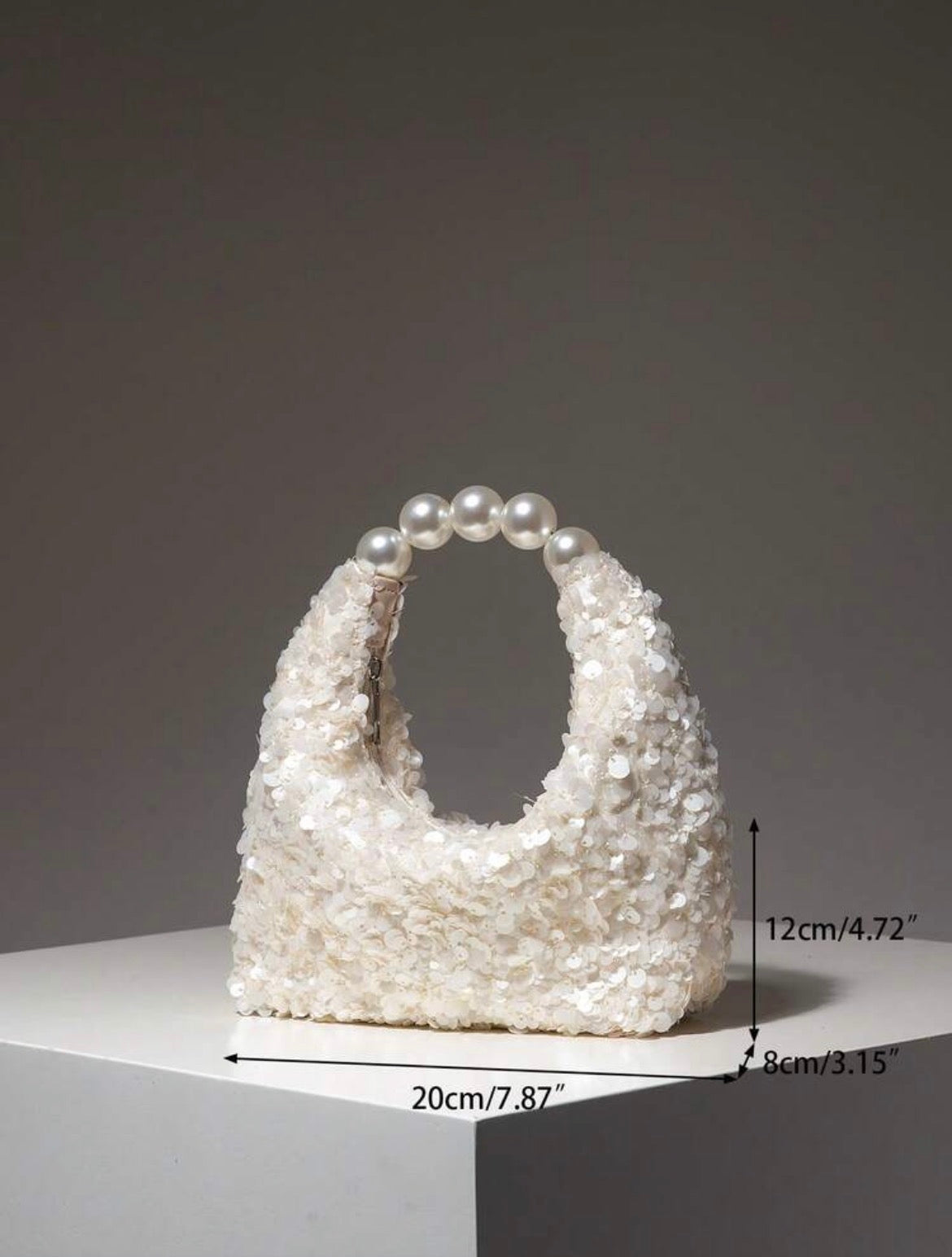 BOLSO PERLA BLANCA