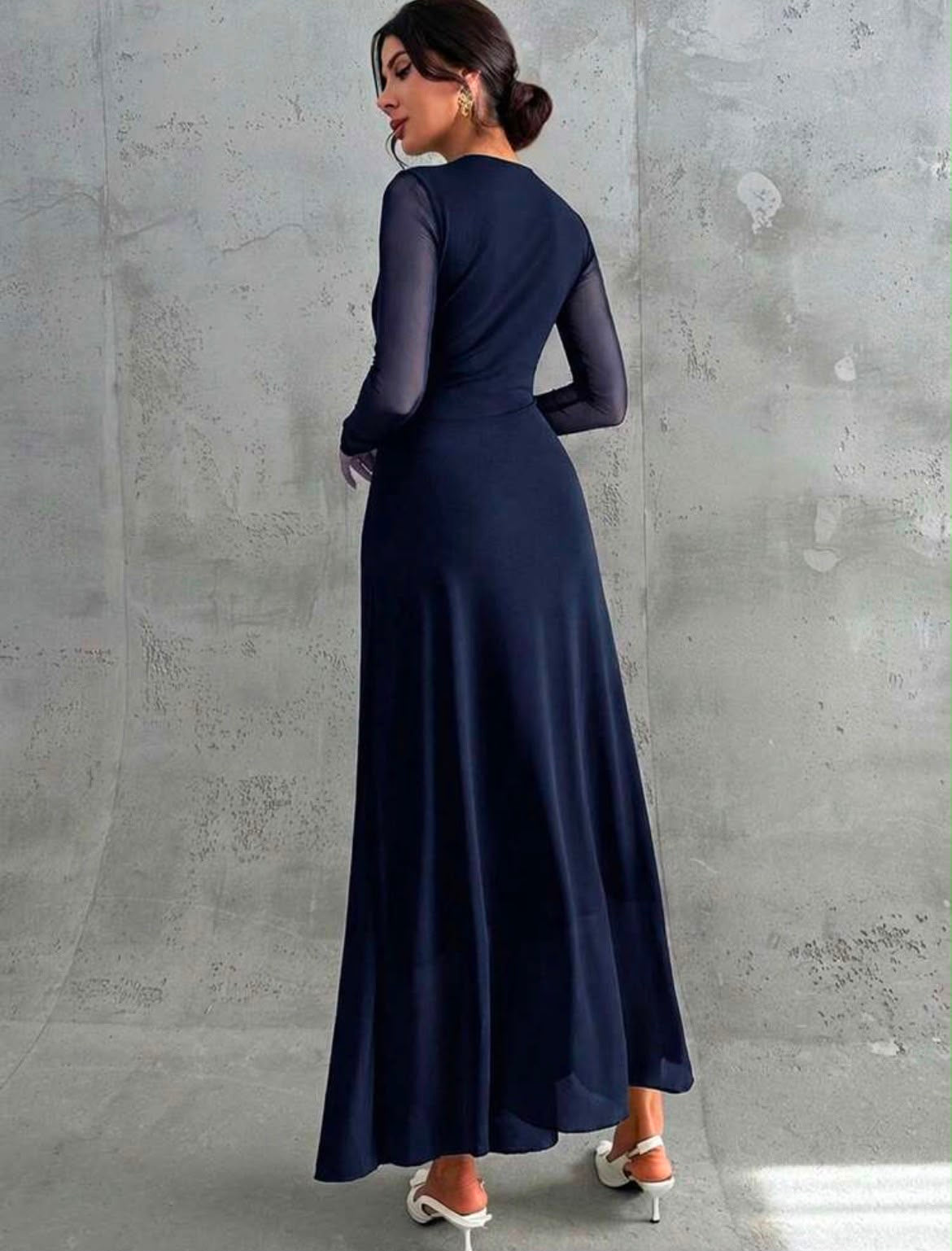 VESTIDO MAXI DE MANGA LARGA JL26AF01