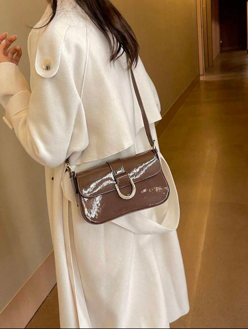 Cacao Rústico Bolso Minimalista. AG25TT06