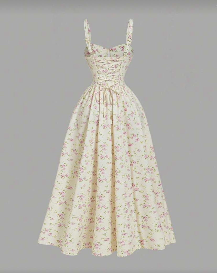 Vestido flor de miel E26XF08