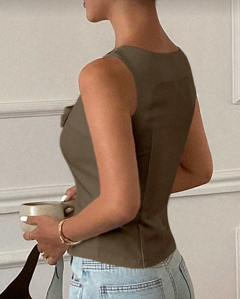 Top señido casual N25WÑ010