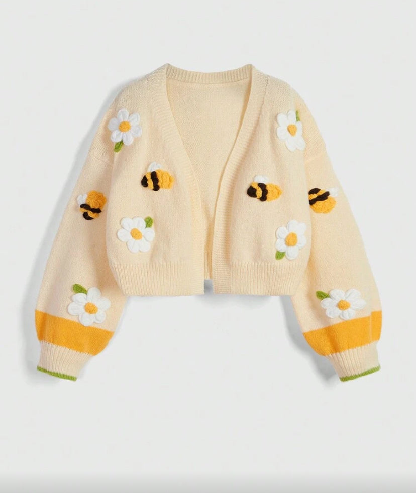 Cárdigan de manga farol E26XL05