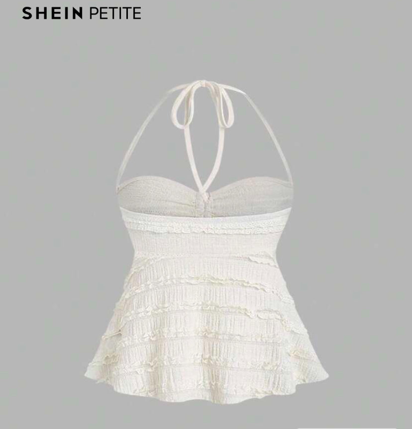 Top de Tirantes Halter Sin Espalda. A25PL010